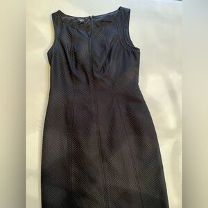 Classic Black Sleeveless Sheath Dress